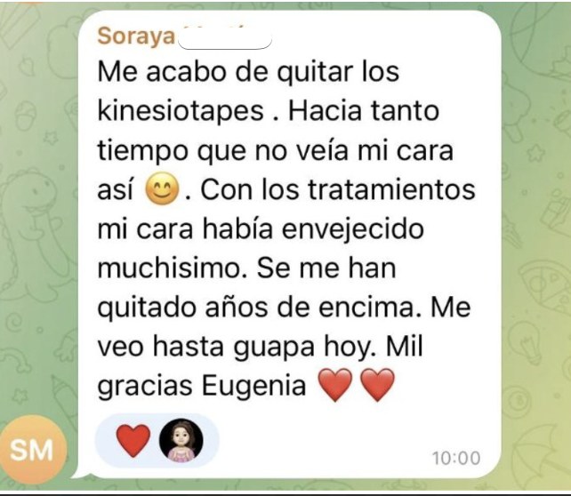 Mensaje de Soraya